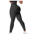 Mujeres Ruchadas Scrunch Butt Leving Leggings Pantalones de yoga de entrenamiento de cintura alta